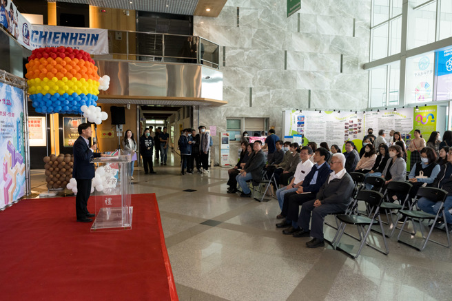 郭瑞祥校長開幕致詞。(照片/健行科大提供)