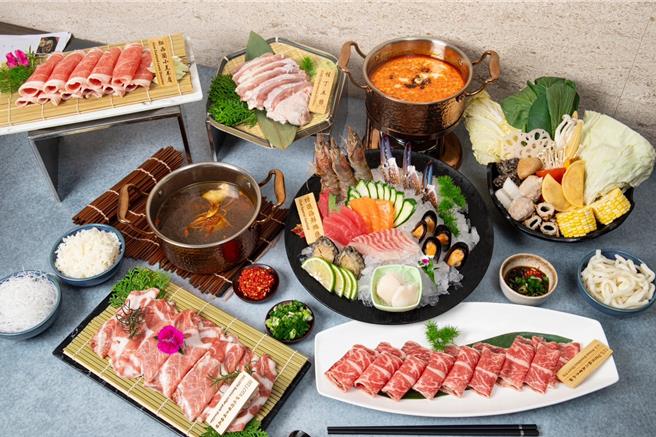 「台北凯达大饭店」港式火锅遵循正宗港式配方研发3款功夫汤底。（台北凯达大饭店提供／吴娮翎台北传真）  