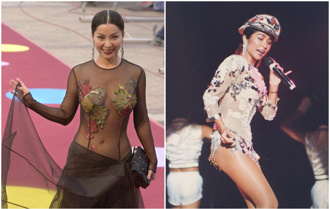 多圖》陳美鳳22年前「上身全透明」只遮兩點！邪惡形狀全露 