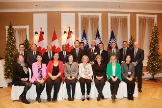 與加拿大政學商界餐敘碰上泰勒絲演唱會   蔡英文笑稱感謝對台灣的支持