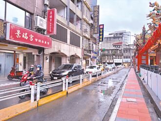 桃園 顧交通 景福宮周邊人行道拓寬