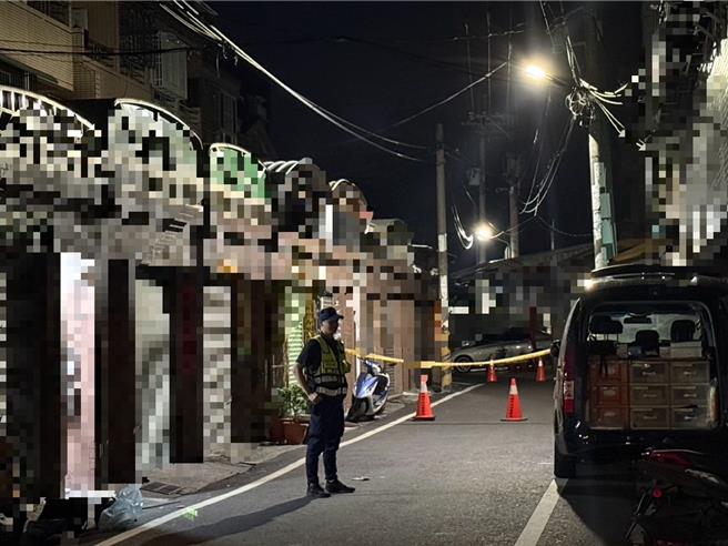 湖內區一戶民宅22日凌晨傳出槍響。（翻攝照片／洪靖宜高雄傳真）