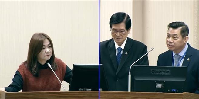 馬文君質詢畫面。（取自立法院會議隨選）