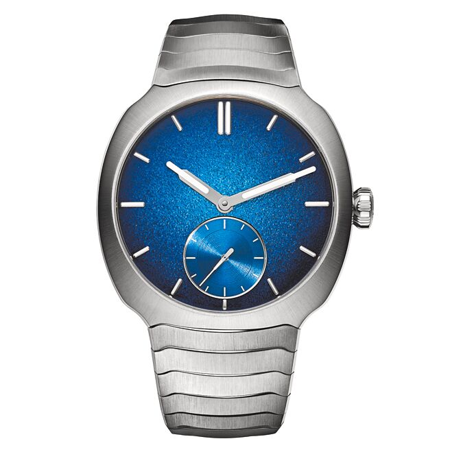 Time Only獎／亨利慕時Streamliner Small Seconds腕表拿下日內瓦鐘表大賞「Time Only獎」。（H. Moser & Cie.提供）