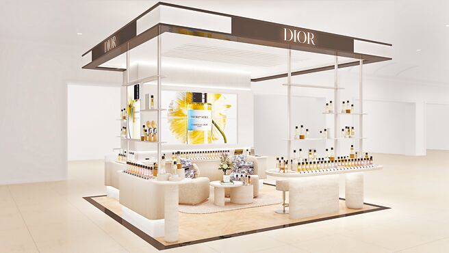 天母SOGO拥有近60％的独家柜位，今年更引进DIOR香氛世家。（SOGO提供）