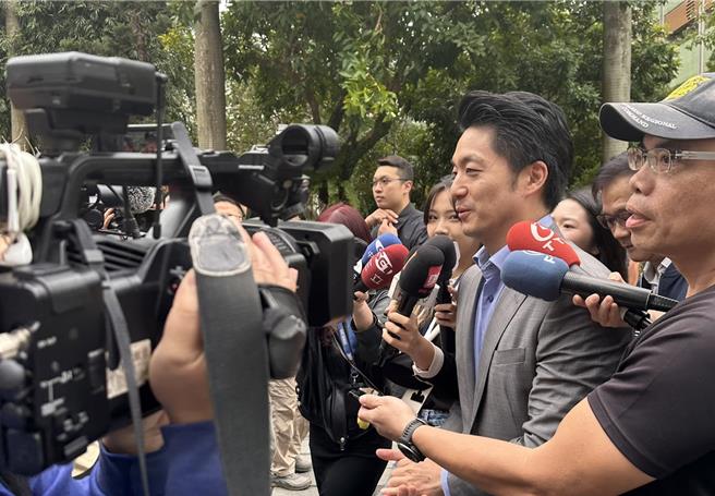 台北市长蒋万安23日上午出席信义区光復国小参加60周年校庆。（温予菱摄）