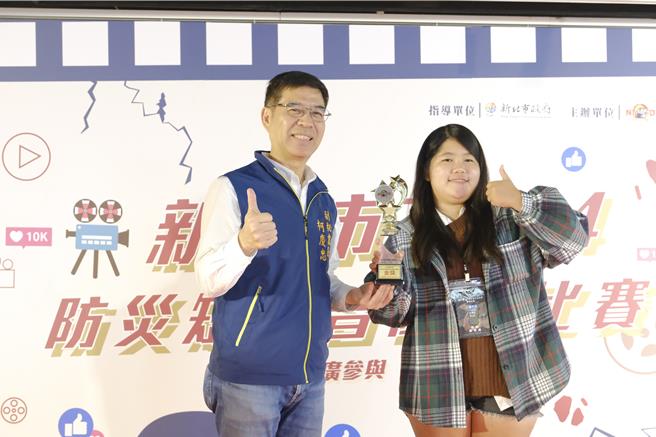 社会组第一名郭佩榛。（消防局提供）