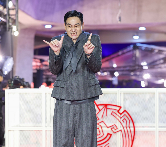 劉冠廷說昨晚幾乎沒睡。（圖／陳俊吉攝）