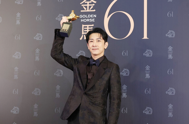 《角頭－大橋頭》施名帥獲最佳男配角獎。（圖／杜宜諳攝）