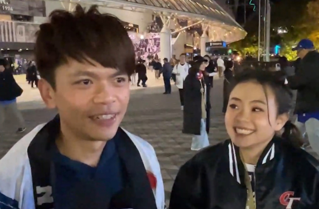 蔡阿嘎信心表示，非常期待明天中华队的表现，希望可以攀过日本这座高墙。（图／中天张良皓、郭先扬摄）