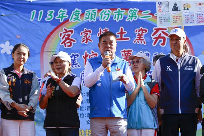 头份市农会24日上午8时在滥坑里举办「2024年看稻头份真幸福米食料理暨农特产品推广行销展售活动」。（吕丽甄摄）