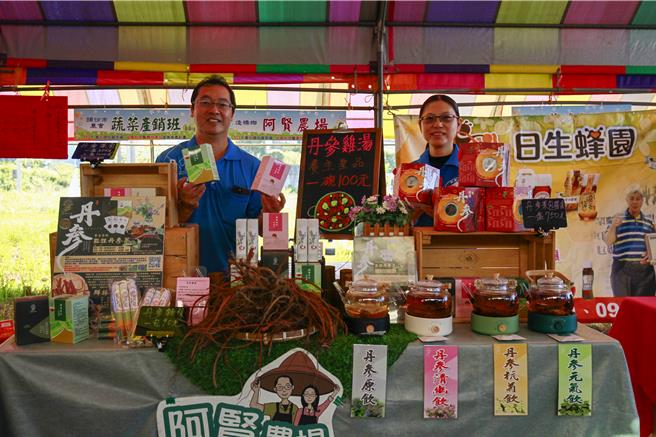 2024年看稻头份真幸福米食料理暨农特产品推广行销展售活动。头份市农会蔬菜产销班 造桥乡阿贤农场。（吕丽甄摄）