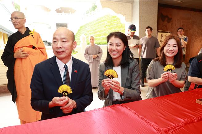 立法院長韓國瑜、南投縣長許淑華、立法委員馬文君出席活動。（南投縣政府提供／李京昇南投傳真）