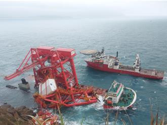陸籍貨輪「鈺洲啟航」擱淺野柳 已完成接管 抽油時間出爐
