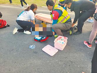 彰化9歲童陪爸路跑 遭車撞亡