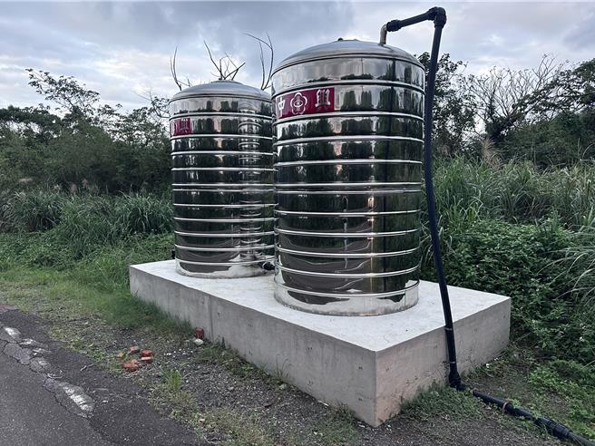 中继水塔储备用水让居民生活更便利。（新北市水利局提供）