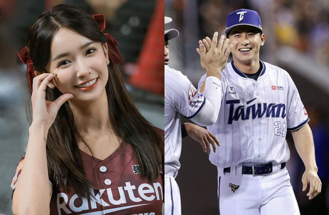 啦啦队张雅涵被陈杰宪夺冠后的举动圈粉。（图／张雅涵Kimi、陈杰宪IG）