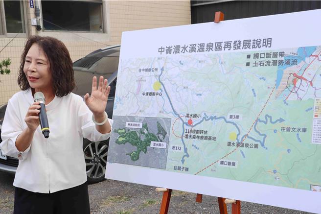 中埔乡长李碧云认为，根据西拉雅风管处的规画，疗癒基地在台3线上，能让中埔乡多一个亮点。（吕妍庭摄）