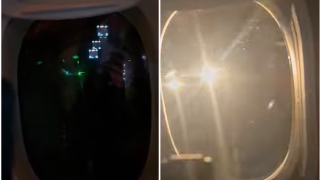 机内的选手们看到F-16V热焰弹射出的一瞬间都惊呼「好帅喔」、「快哭了」。（选手提供）