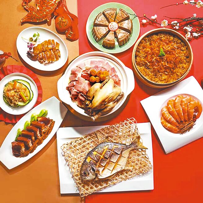 台中福华大饭店表示，预购年菜订单已爆量，预估整体年菜檔期业绩看增3至5成。图／台中福华提供