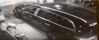 台中莽男不滿餐廳客滿 倒車撞爛店門洩憤遭送辦