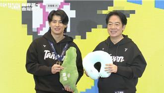 接見棒球英雄  賴清德化身球迷：我現在之高興 好像剛結婚時