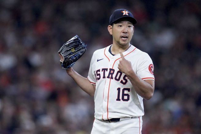 菊池雄星在太空人两个月投出高身价。（美联社资料照）