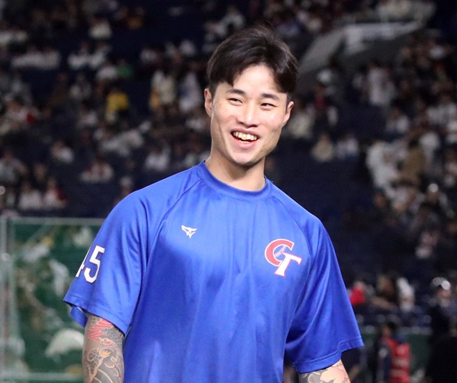 林昱珉遭误会吃槟榔，让母亲心疼。（记者赵双杰／摄影）