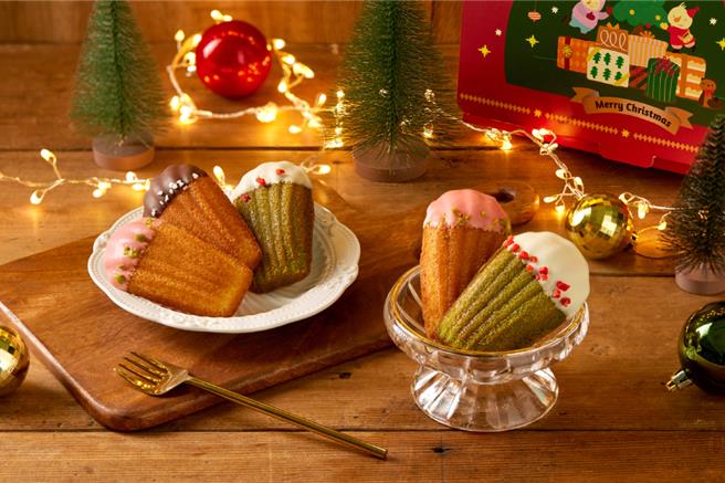 法式繽紛瑪德蓮禮盒。（林雅惠攝）