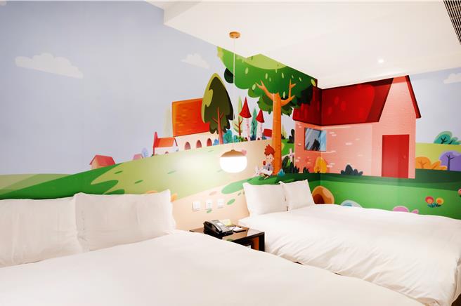 星漾商旅是台中市认证的低碳旅馆。（台中市政府观旅局提供）