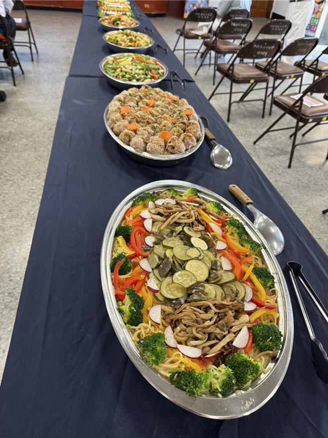 豐原警分局響應茹素。（警分局提供／李京昇台中傳真）