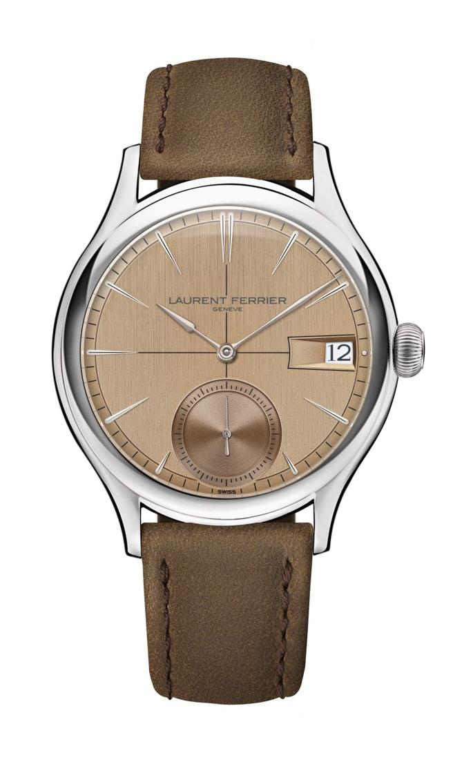 台湾表迷眼光神准抢订Laurent Ferrier Serie Atelier VI: Classic Auto Sandstone 腕表，208万元。（瑞博品提供）