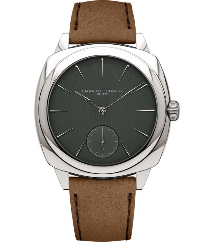 Laurent Ferrier Square微型自动盘腕表，238万5000元。（瑞博品提供）