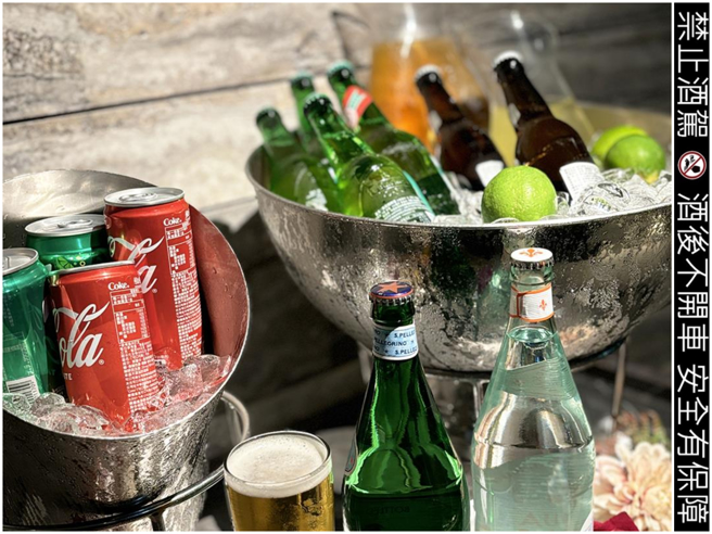 亚都丽致 欢庆中华对大胜亦可选用软性饮品。（亚都丽致提供提供／吴娮翎台北传真）