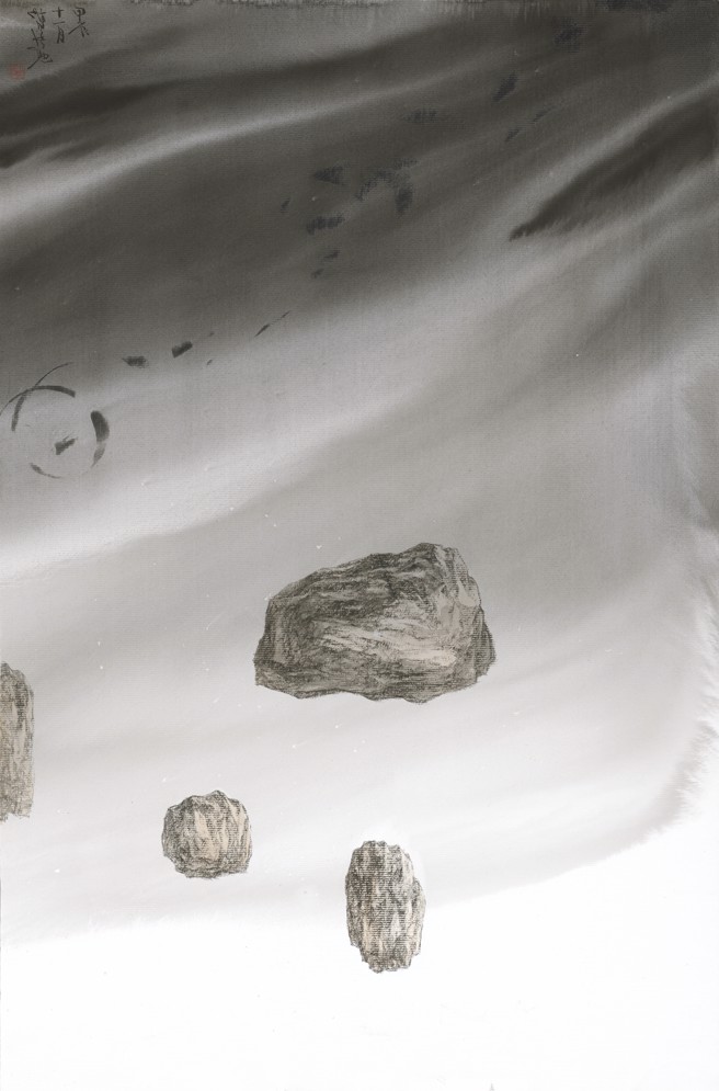 林淑女陈宏勉书画篆刻双人展12/3起沾美艺术开展。(主办单位提供)