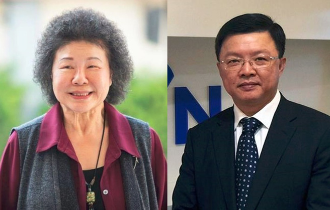 监察院长陈菊(左)在高雄市长任内，曾起用陈启昱(右)出任重要的副市长一职，黄扬明痛批荒谬。（合成图／示意图／资料照）