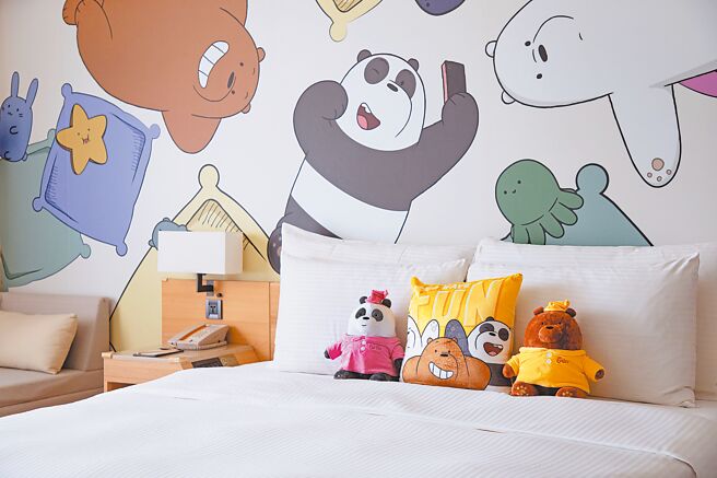 歡慶奪冠，和逸飯店．台南西門館祭出限時優惠，即日起至29日，AMAZZING CLUB會員入住享免費升等卡通主題房。（和逸飯店．台南西門館提供）