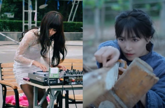 李子柒旧照被挖！化浓妆辣穿薄纱黑丝袜 街头当DJ还兼职发传单