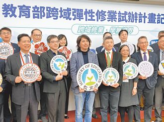 教育部試辦 跨領域學士學位 選課不設限