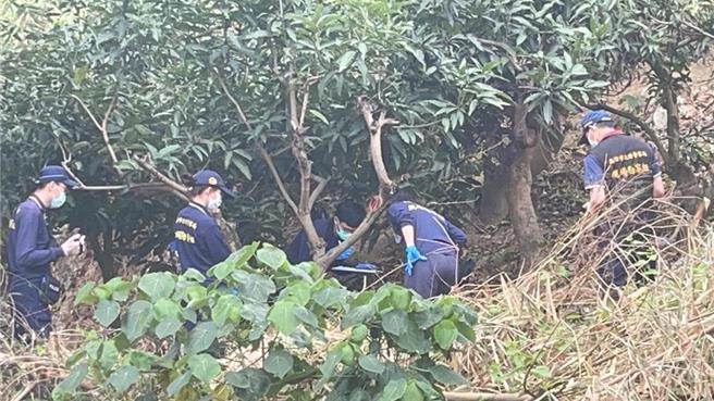 林园区清水岩路果园于今年3月被发现一具女婴尸体。（读者提供／洪靖宜高雄传真）