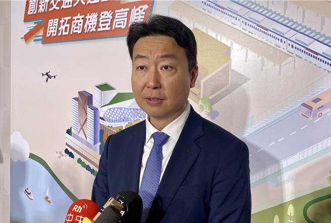 交通部長陳世凱27日出席交通部年度招商大會。（蔡明亘攝）