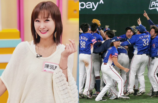 藝人發文慶中華隊遭酸蹭熱度，陳珮騏不忍怒批酸民。（圖／IG@carolyncat827、趙雙傑攝）