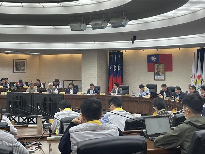 台北市长蒋万安27日出席道路交通安全会报。（刘彦宜摄）