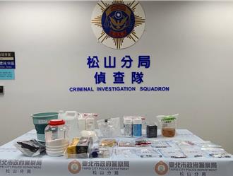 北市警飛象過河桃園 破「喪屍煙彈」分裝場