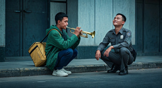 大膽！警局外男男公然「吹奏樂器」 泰警徹查結果竟是…..