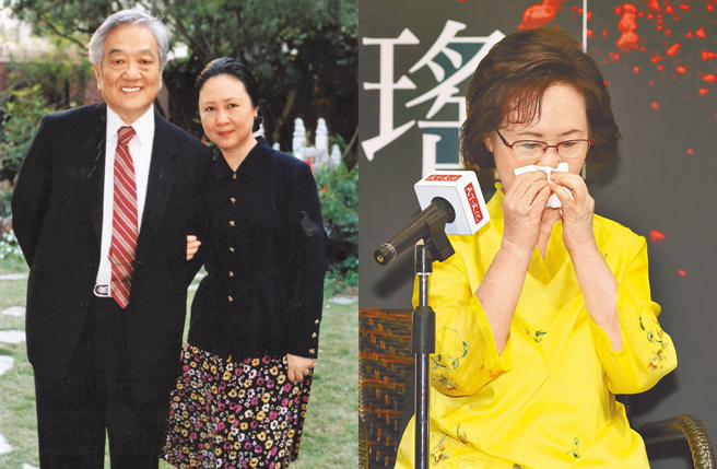 琼瑶2019年送走病逝的平鑫涛。（图／中时资料照）
