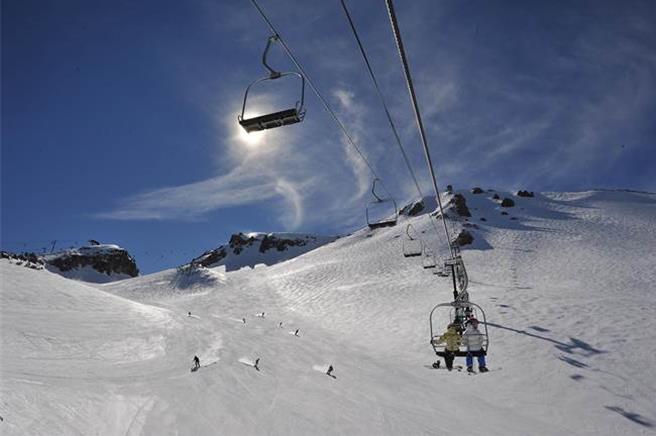 滑雪场缆车示意图。图／本报资料照
