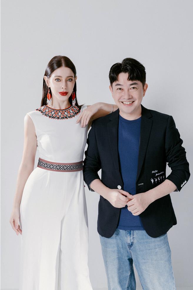 安妮（左）、李明川相知相惜。（明新科大提供）