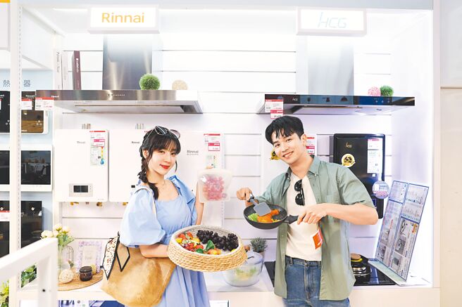 全國電子的熱水器、瓦斯爐、抽油煙機等廚衛品牌商品全面享88折起優惠，還有原廠專業人員到府安裝。（全國電子提供）