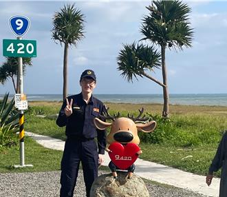 台9线420K幸福公「鹿」装置艺术遭窃 公路局谴责：爱牠不要带走牠